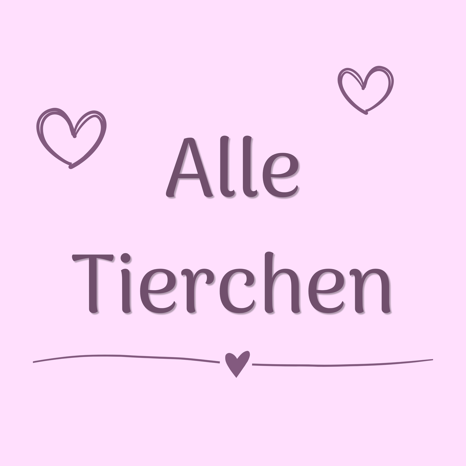 Alle Tierchen