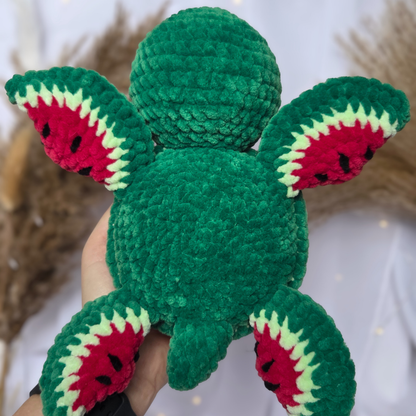 Wassermelonen Schildkröte